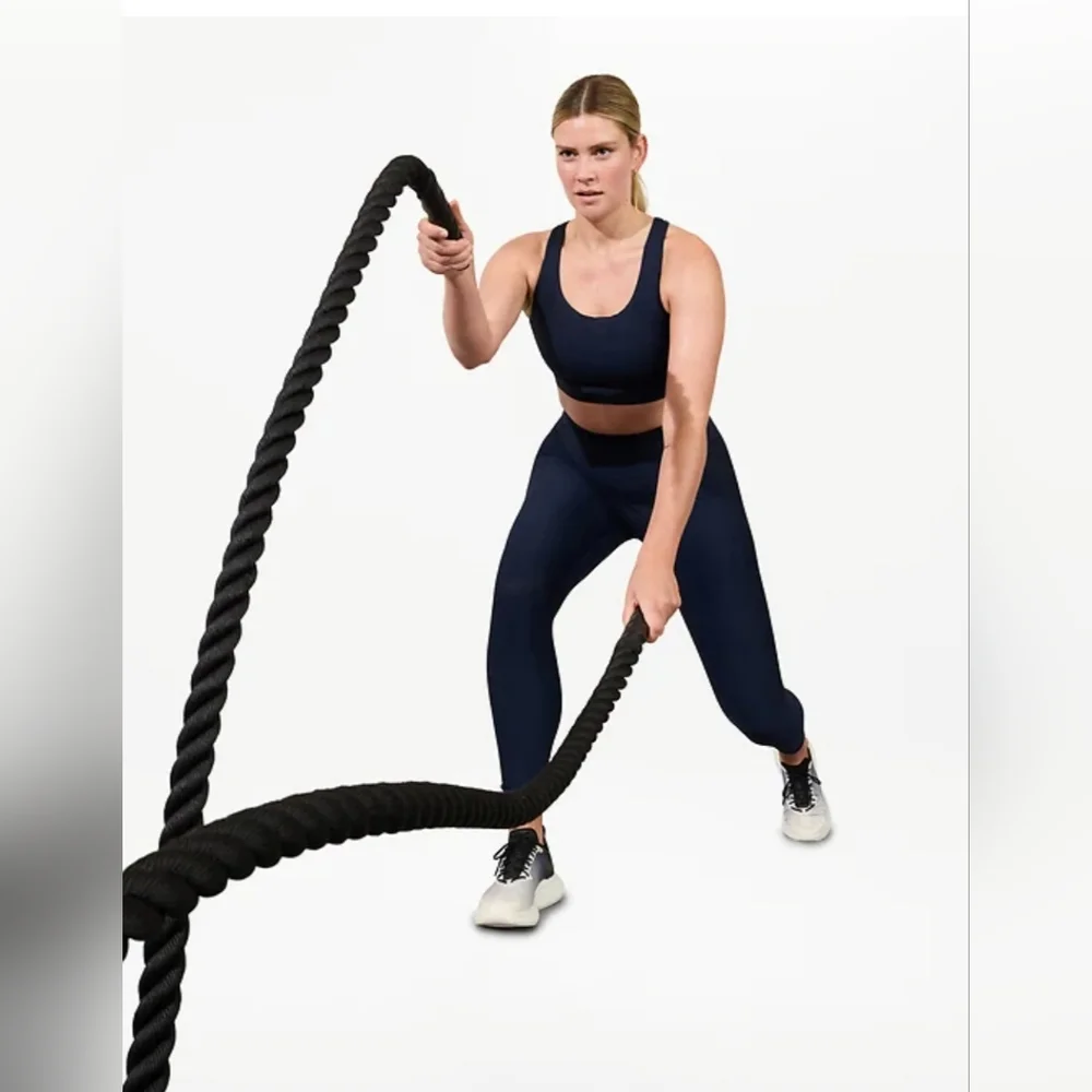 NWT Athleta Interval Sports Bra D-DD Size Small In Navy - Picture 7 of 8